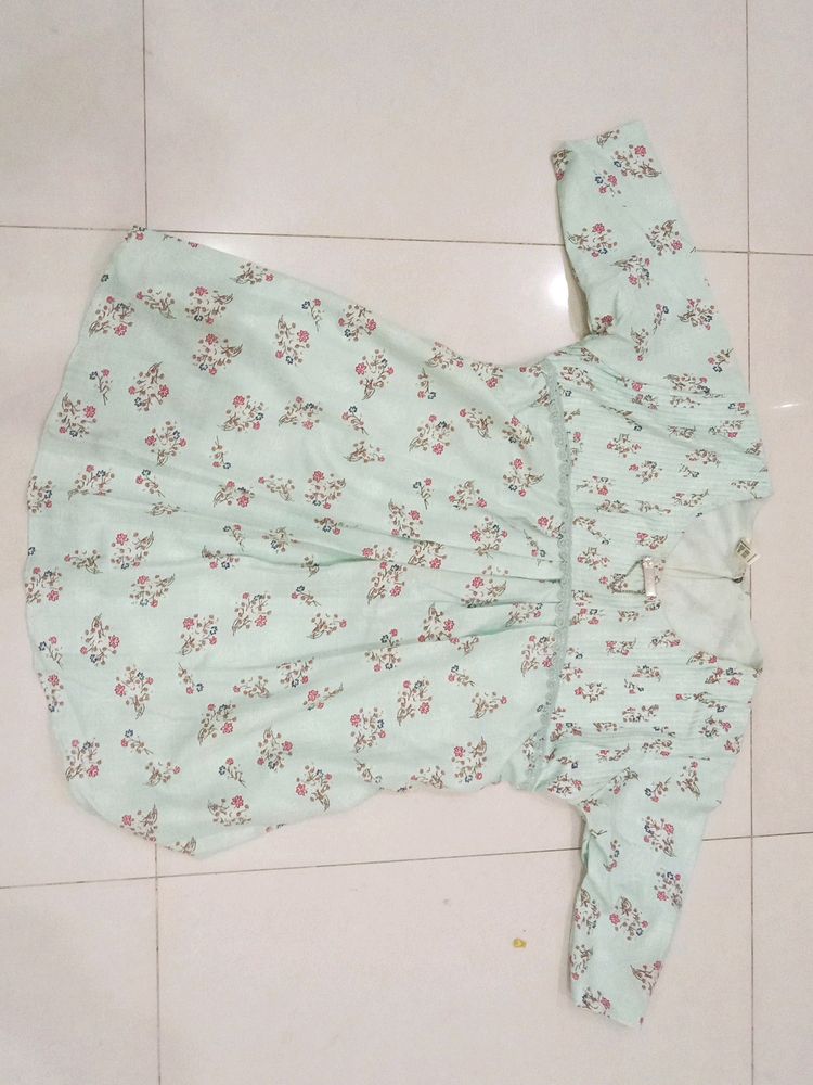 Crop Top With Floral Print
