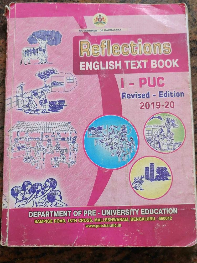 Reflections English Text Book I-PUC