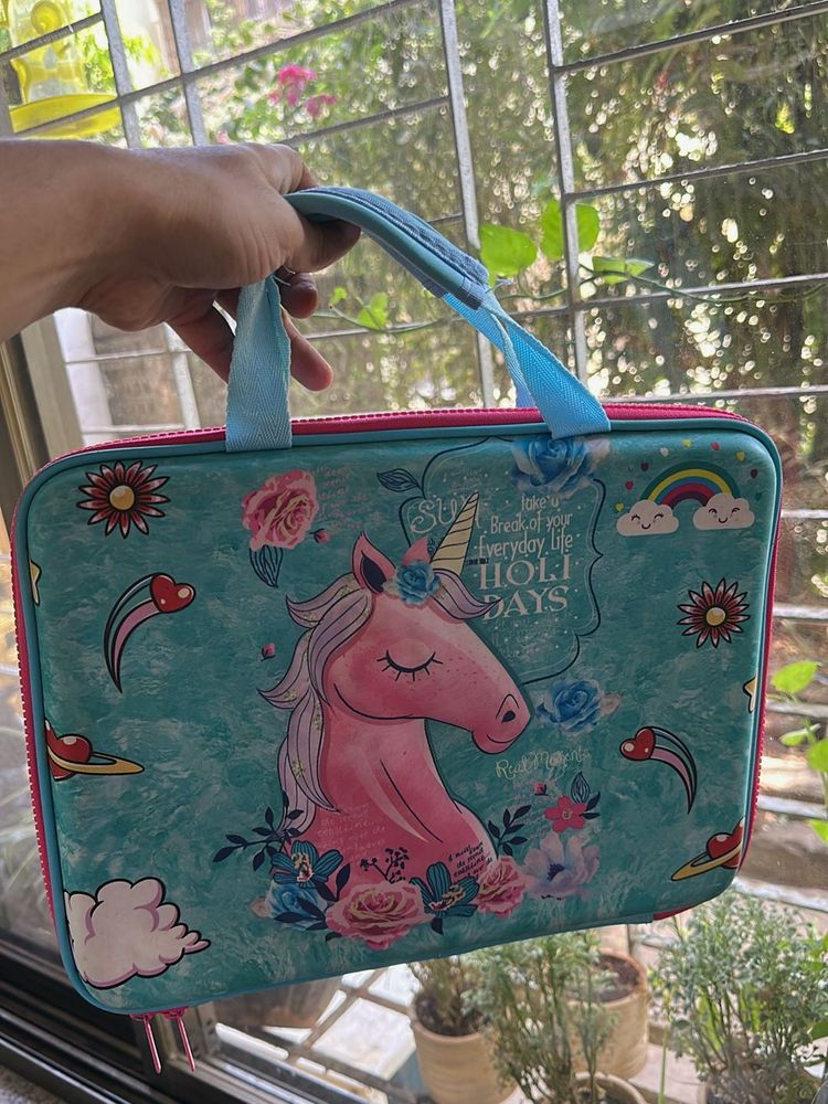 Cute Unicorn stationary/laptop bag