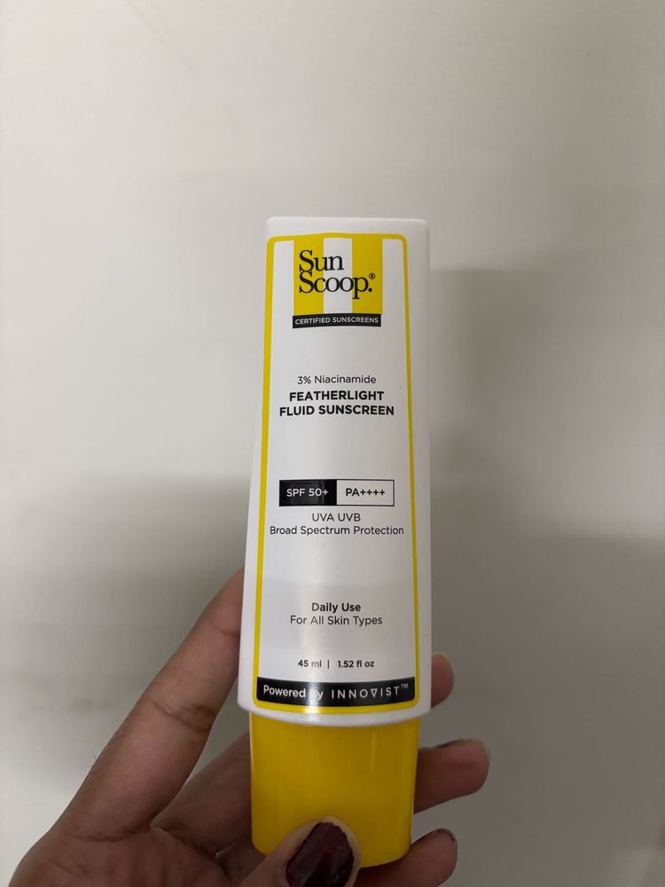 Sun Scoop Featherlight Fluid Sunscreen