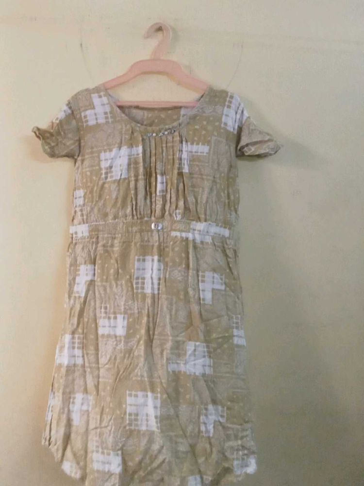 beautiful yellow mini frock