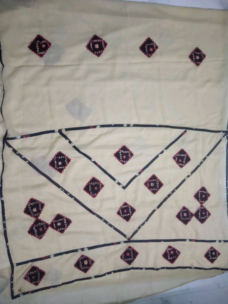 Patch work saree
