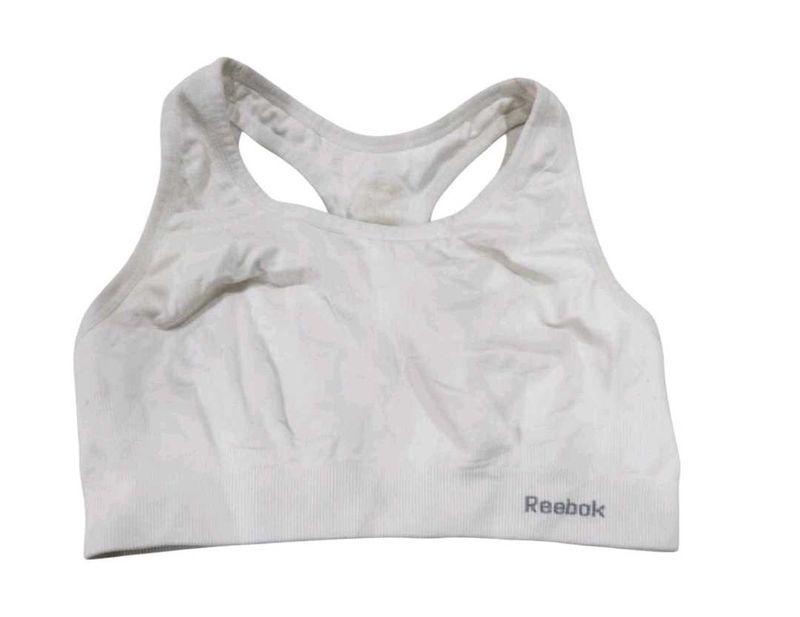 Reebok White Sports Bra