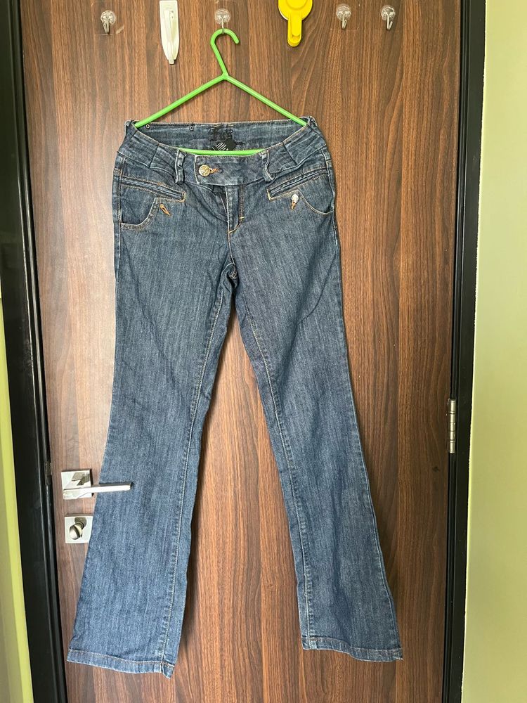 Bootcut Denim Jeans Y2k