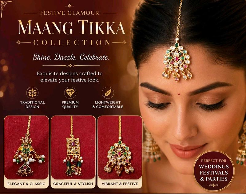 Elegant Maang Tikka Collection💃💃