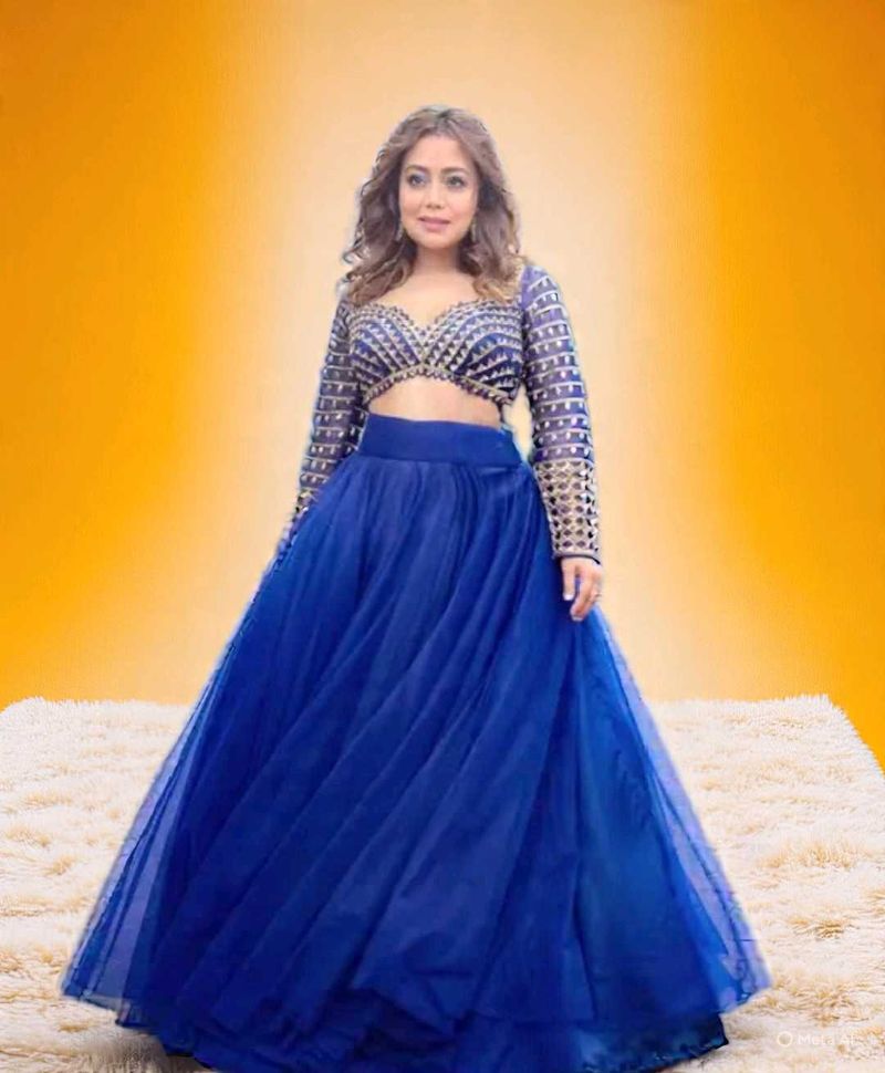 Blue Lehenga Choli Set