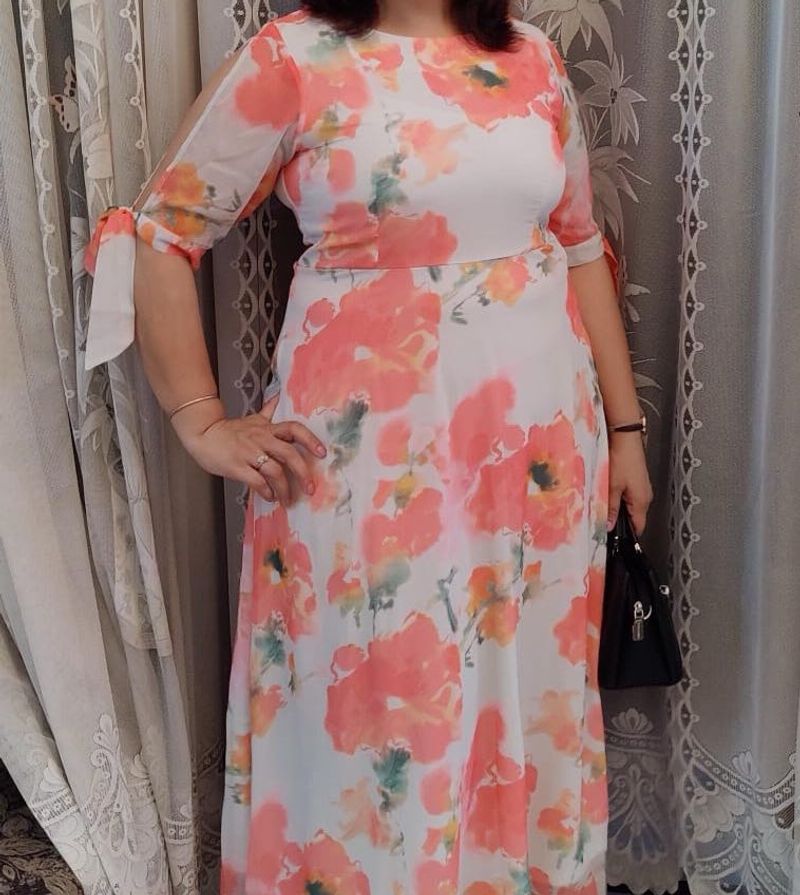 Floral Print Maxi Dress