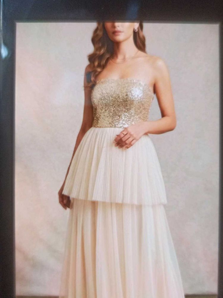 Sparkling Strapless Gown