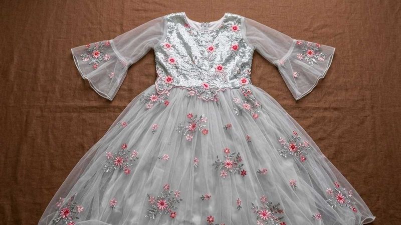 Elegant Embroidered Gown | 8-10 year girl