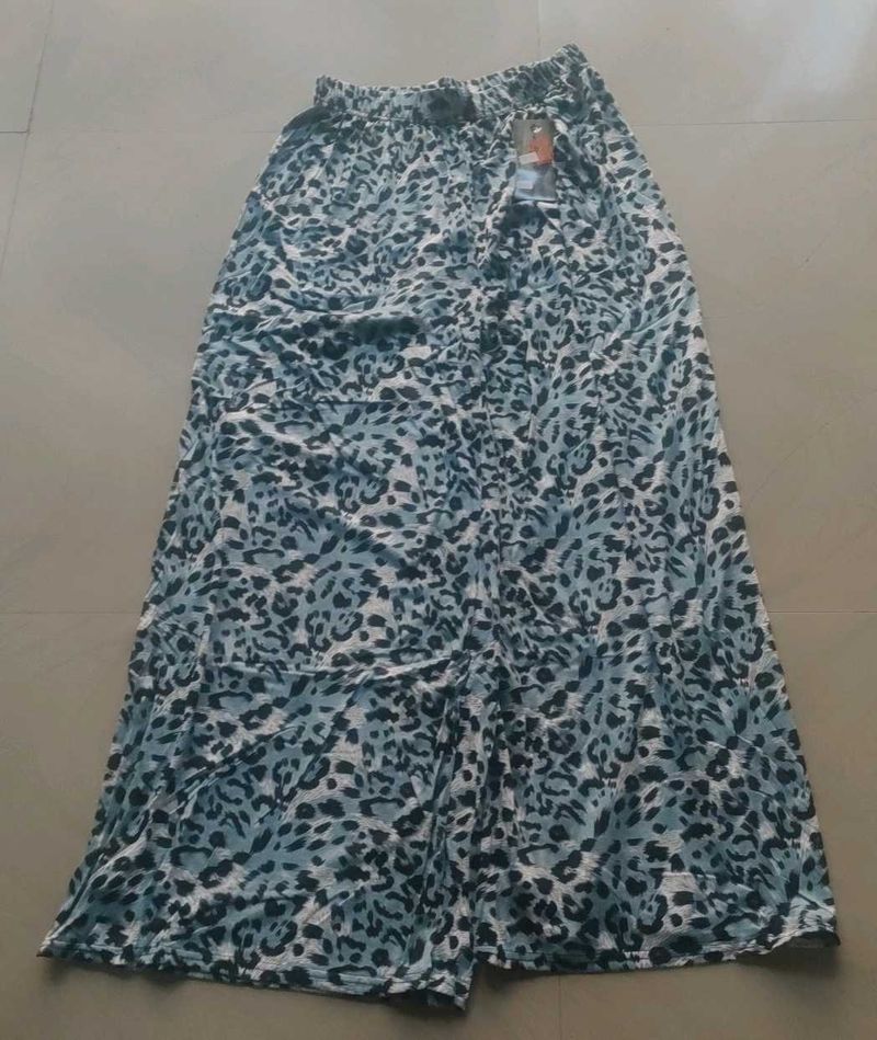 Animal Print Palazzo Pants