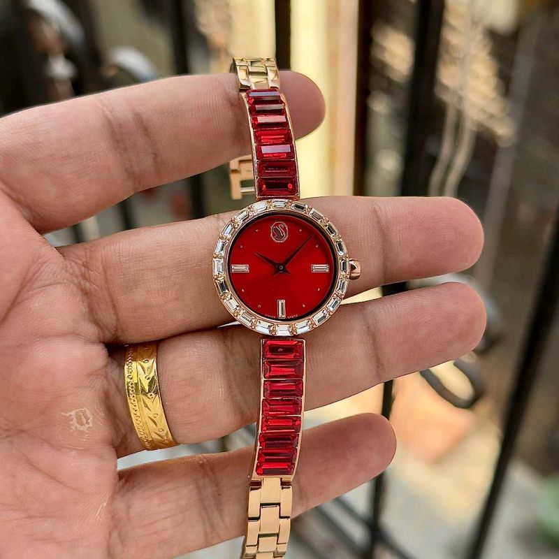 Swarovski(COPY) For Women# Matrix Bangle Watch# Re