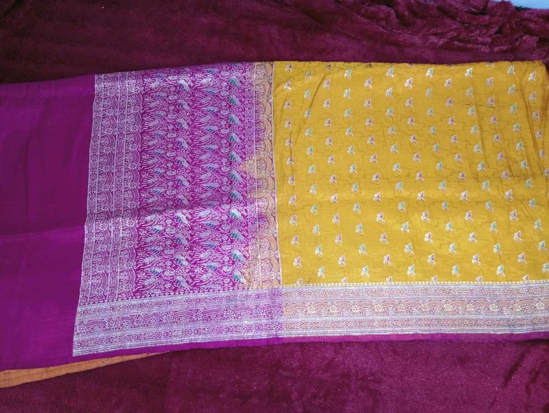 Multi-Color Kanjeevaram Pure Silk Saree