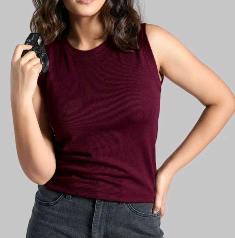 Ribbed Knit Tank Top
