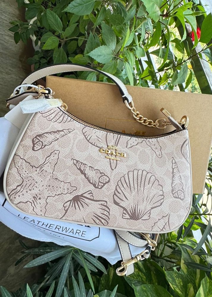 Coach Shell Print Shoulder Bag