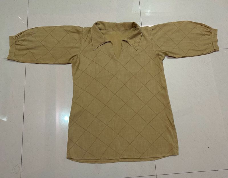 Vintage Linen Blend Top