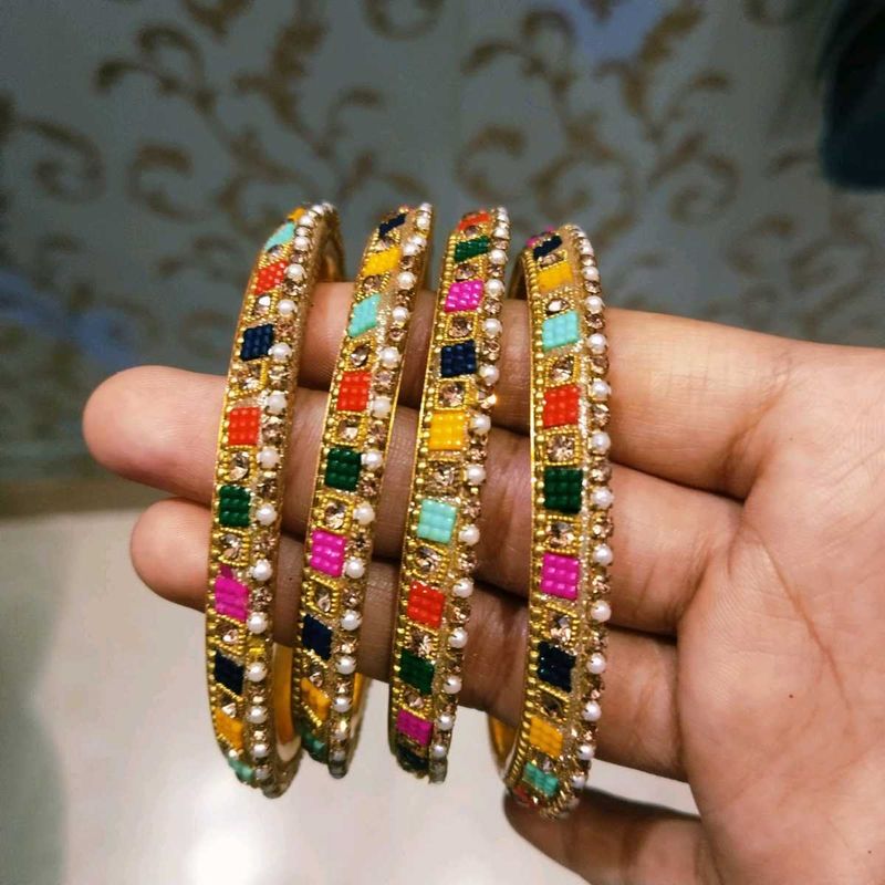 Vibrant Multi-Color Bangles