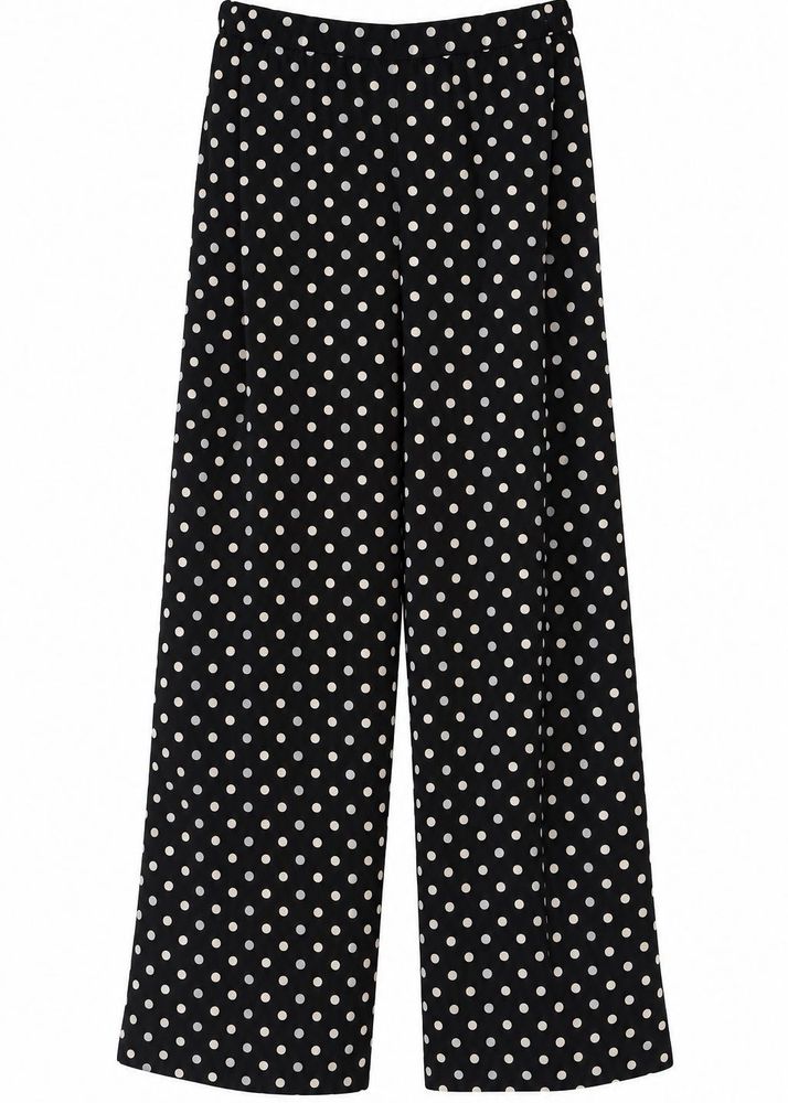 Polka Dot Wide Leg Pants