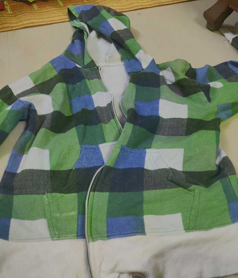 Cozy Plaid Zip-Up Hoodie