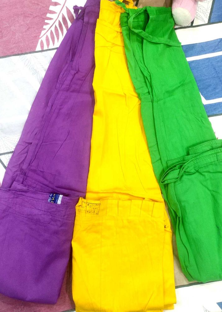 3 of combo paticot with vibrant colours