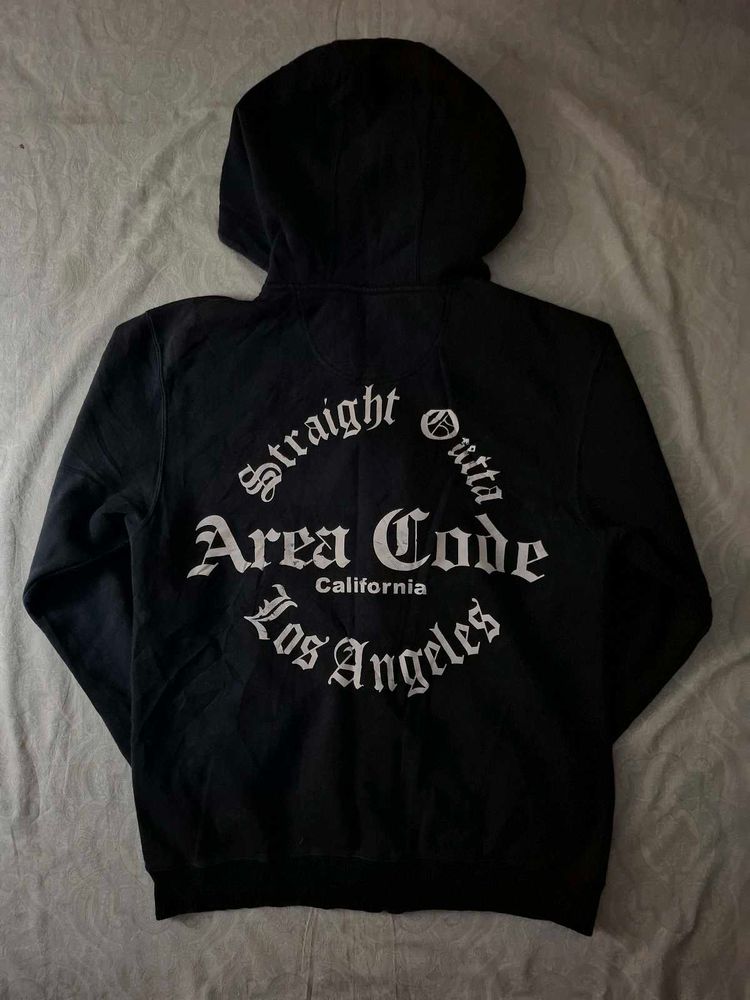 Men's Black Graphic Hoodie