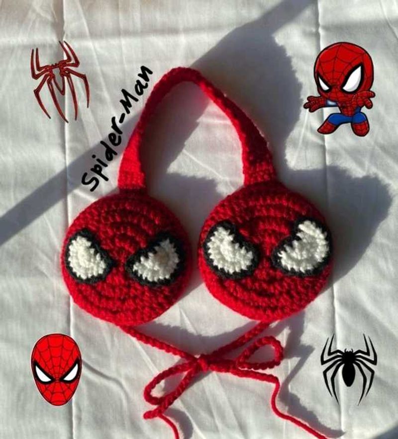 Spider-Man Crochet Earmuffs