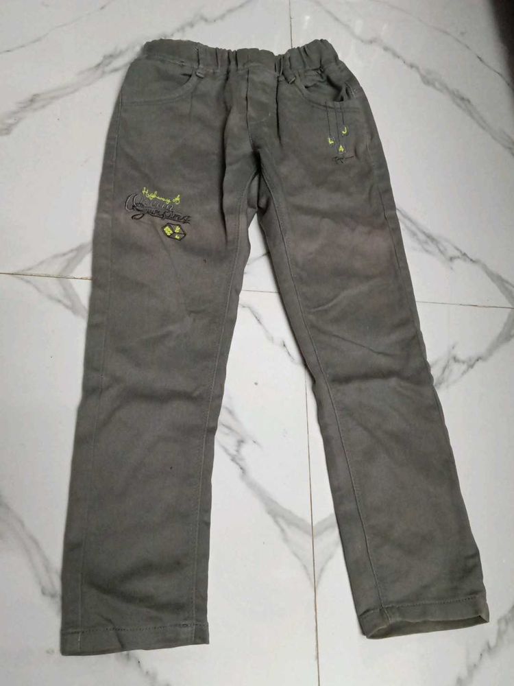 Kids Stylish Grey Pants for Girls