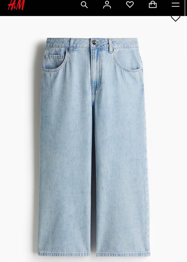 Light Wash Wide Leg Jeans