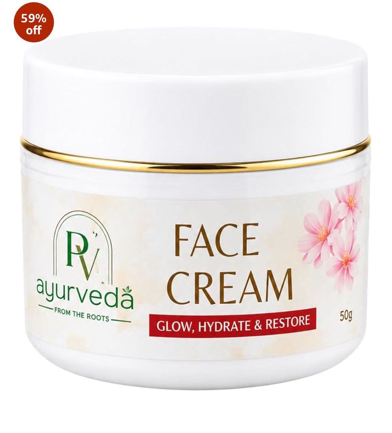 Ayurveda Face Cream - Glow, Hydrate