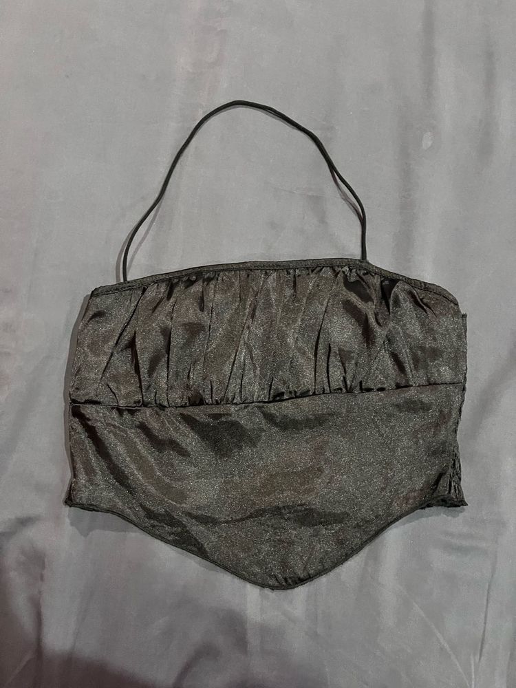 Chic Ruched Halter Top