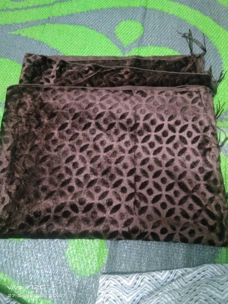 Brown Velvet Stole