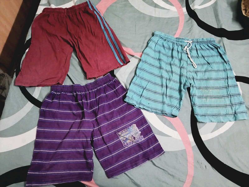 3 Boys Shorts with Flaws