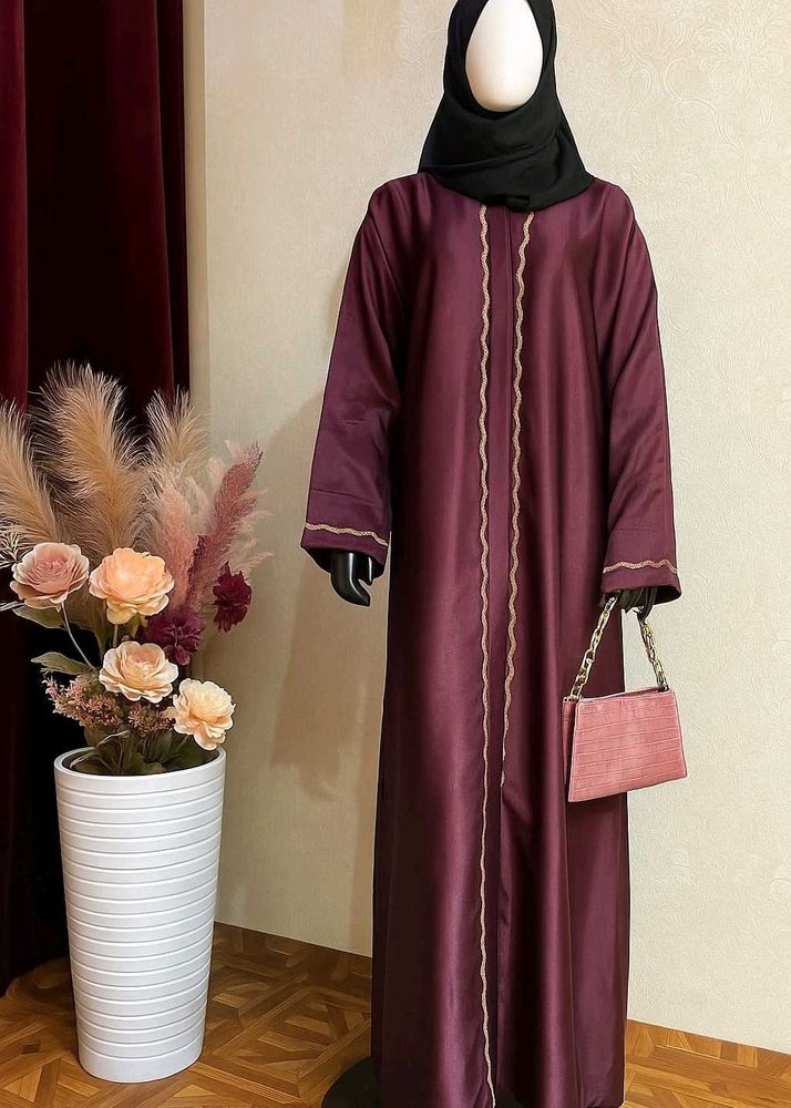 Magenta Pink Abaya Bhurqa For Wedding