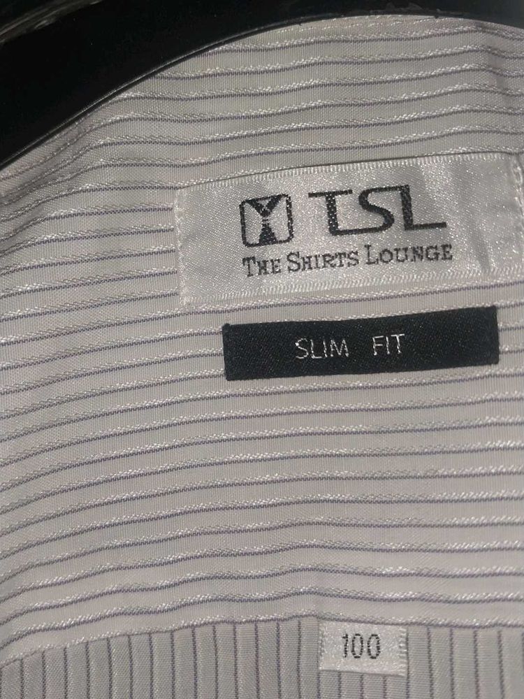TSL Slim Fit Striped Shirt