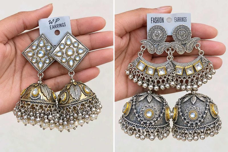 Exquisite Jhumka Earrings Set 2 se