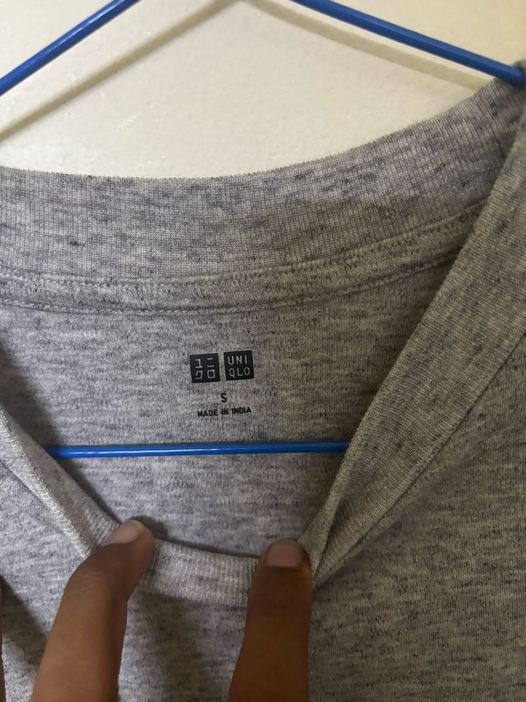 Gray Uniqlo T-Shirt