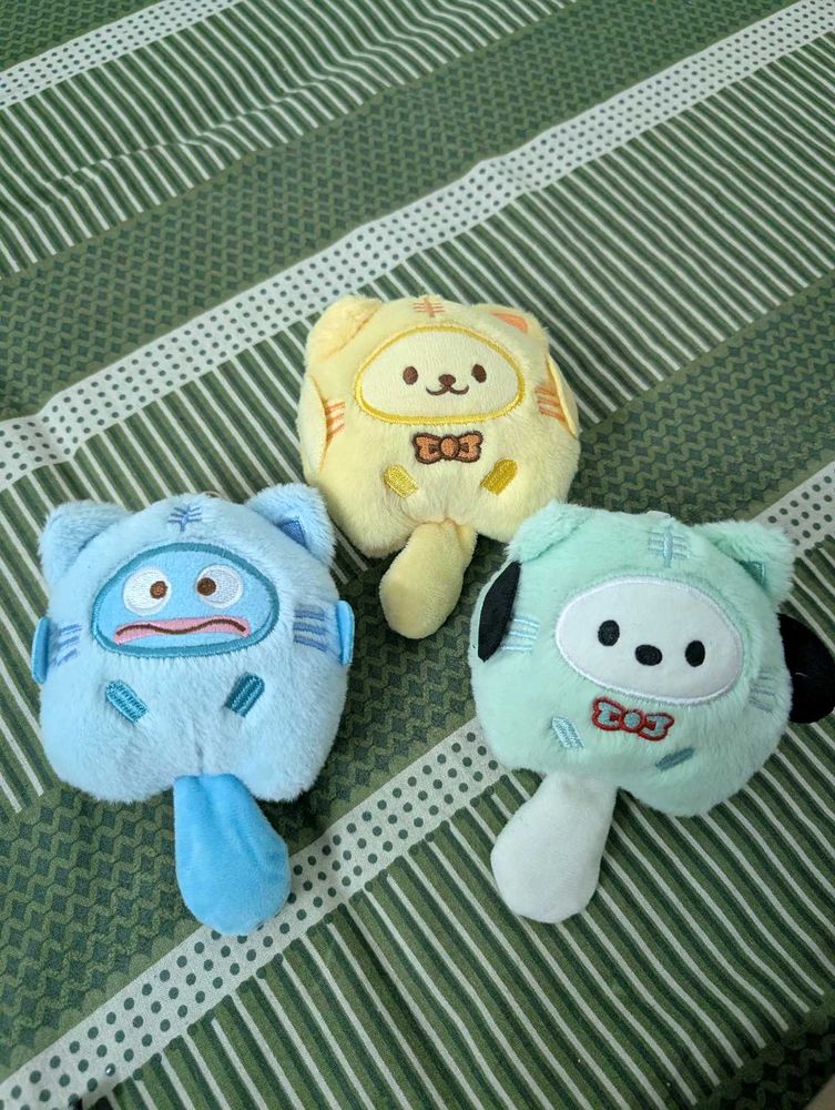 Cute Plush Toy Set - Three Adorable Characters