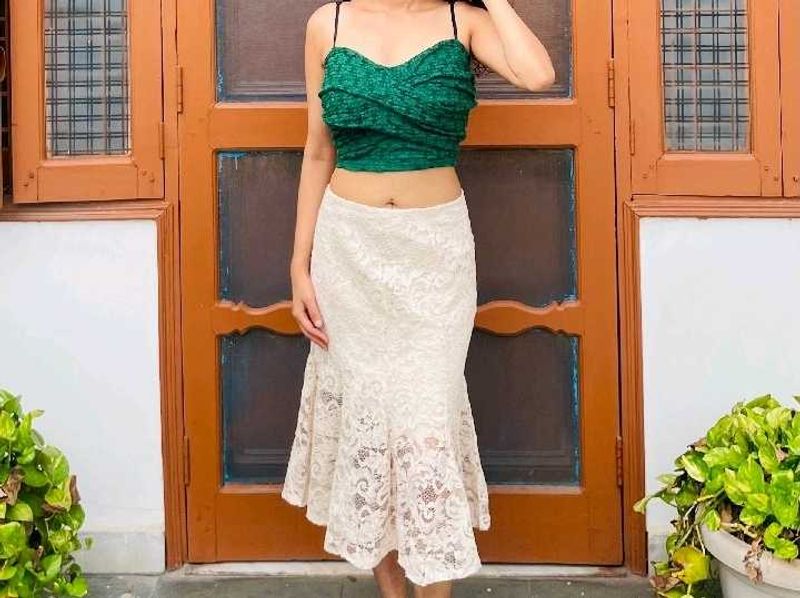 Lace Bodycon Skirt