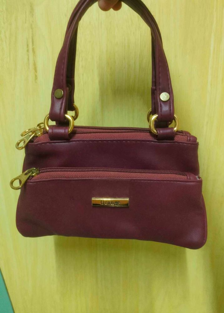 Chic Burgundy Handbag