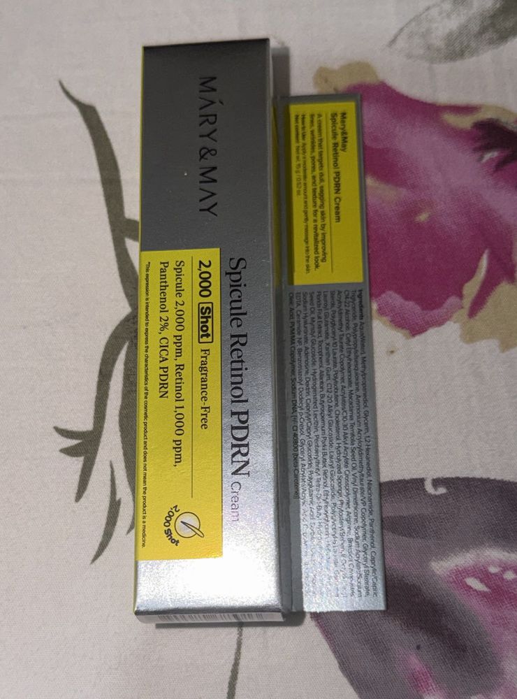 MARY &amp; MAY Spicule Retinol PDRN Cream