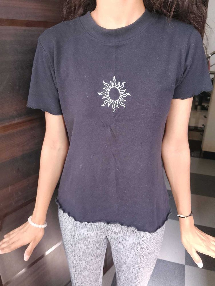 Black Sun Graphic T-Shirt