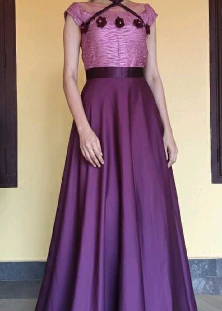 Elegant Purple Gown