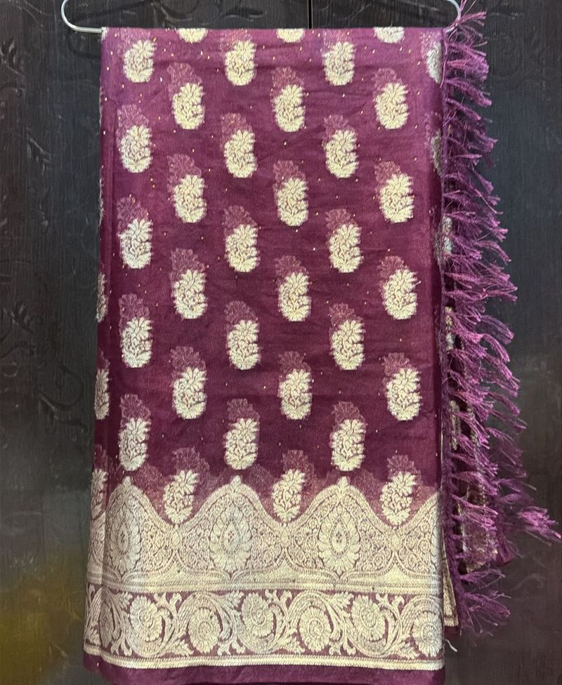 Party Wear Saree With Blouse
