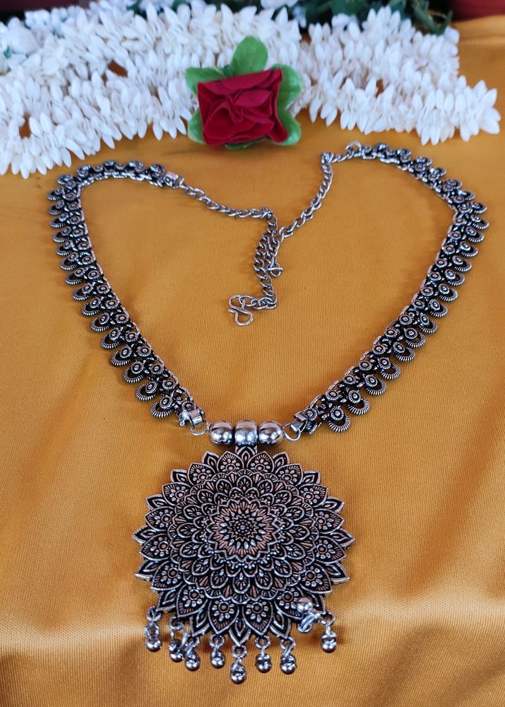 Boho Mandala Statement Necklace