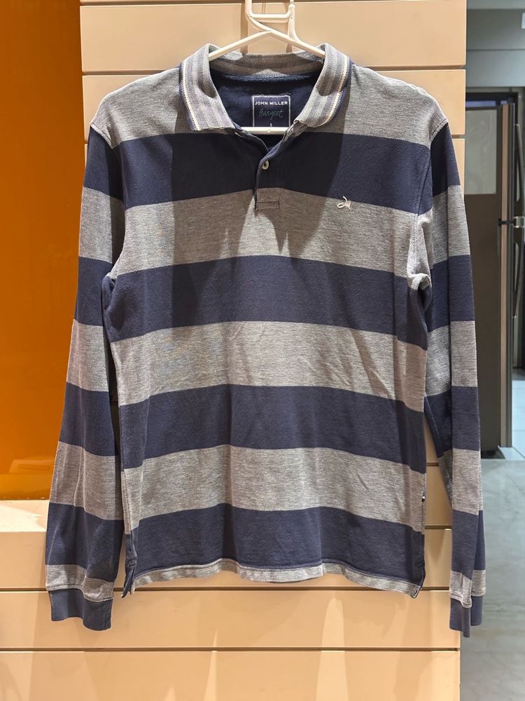 John Miller Long Sleeve Polo Shirt