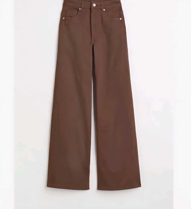 H&amp;M Wide Leg Brown Jeans