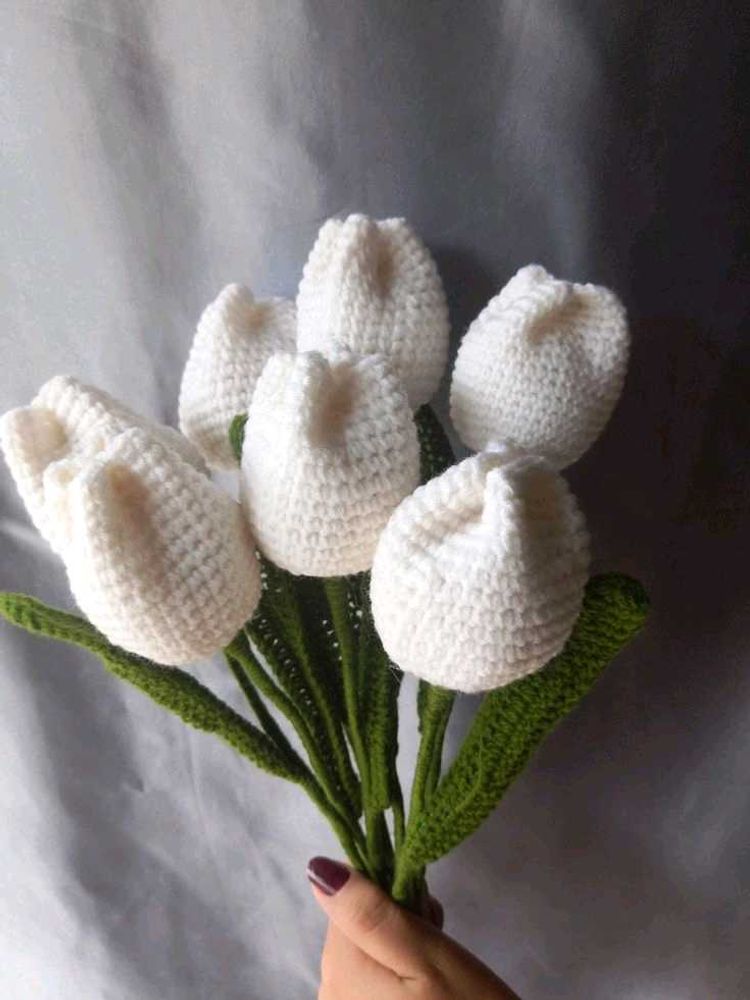 Crochet Tulip Bouquet