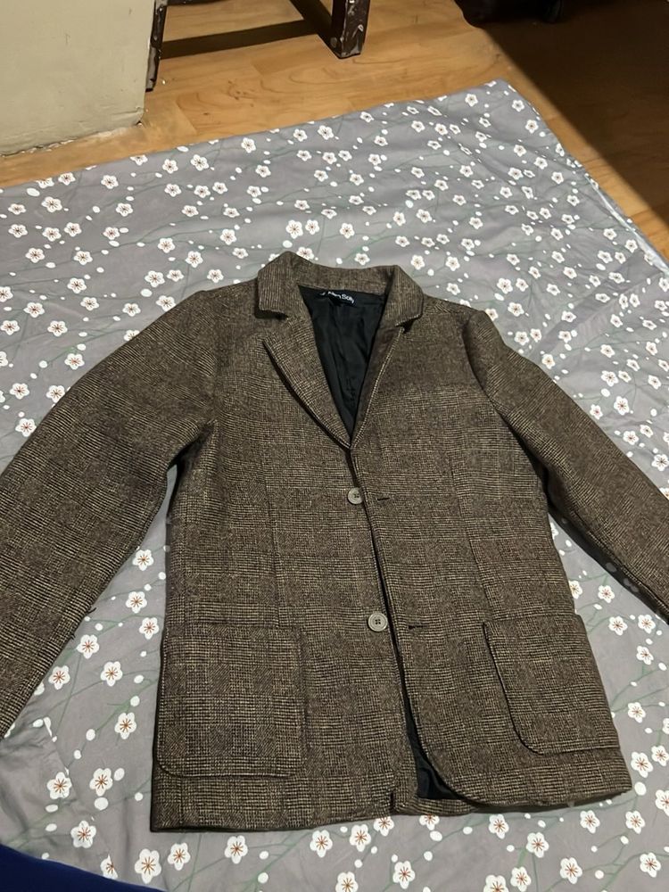 Women’s Brown Blazer Jacket