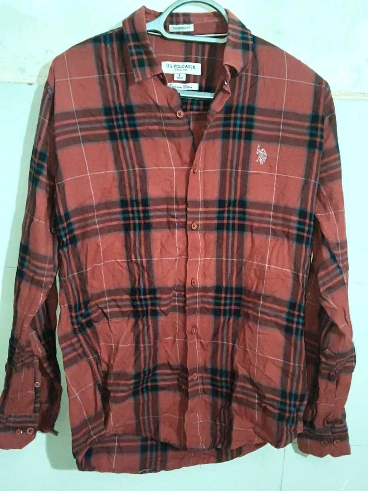 US Polo Assn. Men's Plaid Shirt