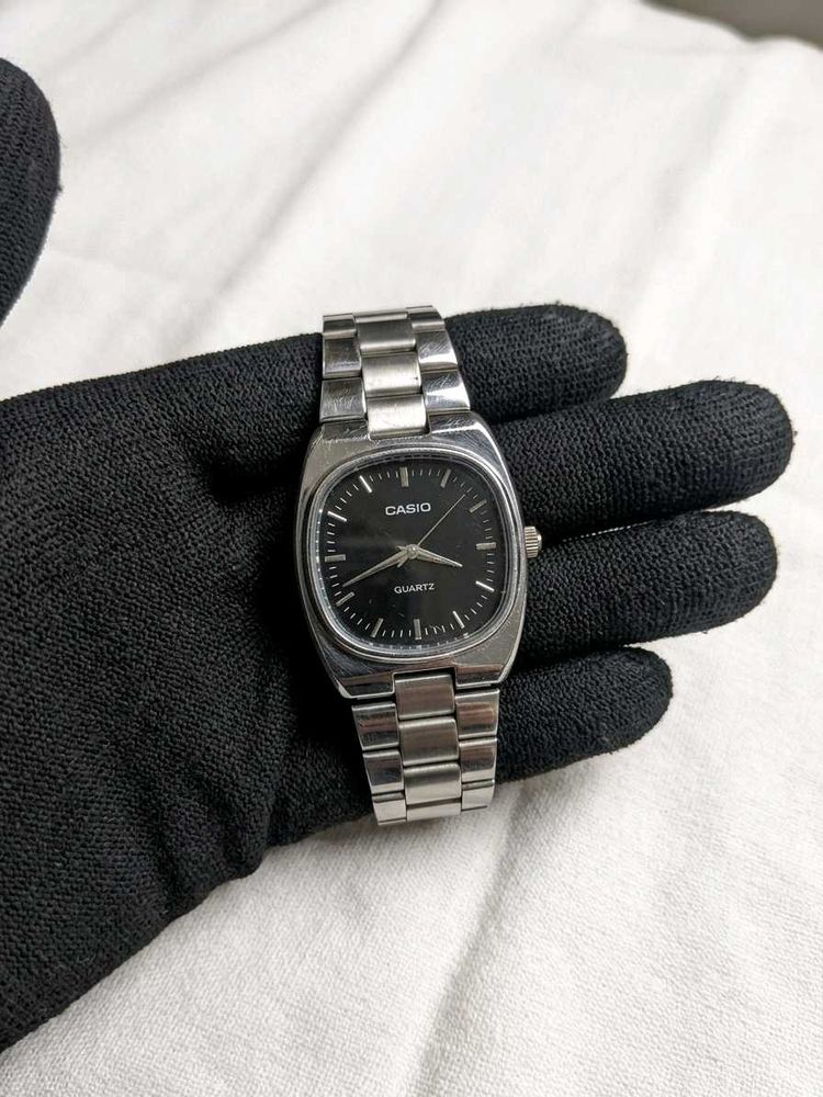 Old Money Aesthetic Black Casio Watch