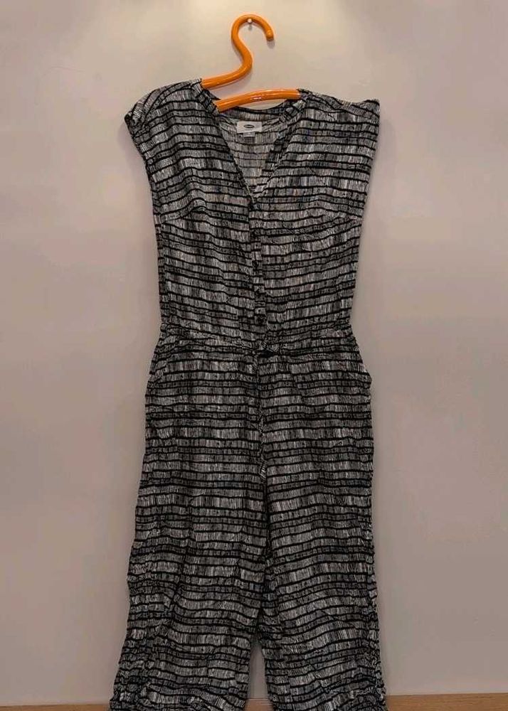 Stylish black and white Jumpsuit from Old Navy USA